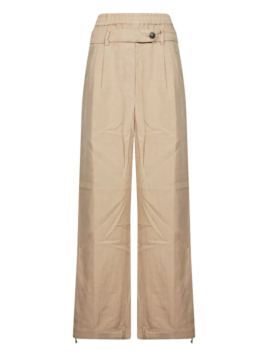 Pleat-Detail Trousers