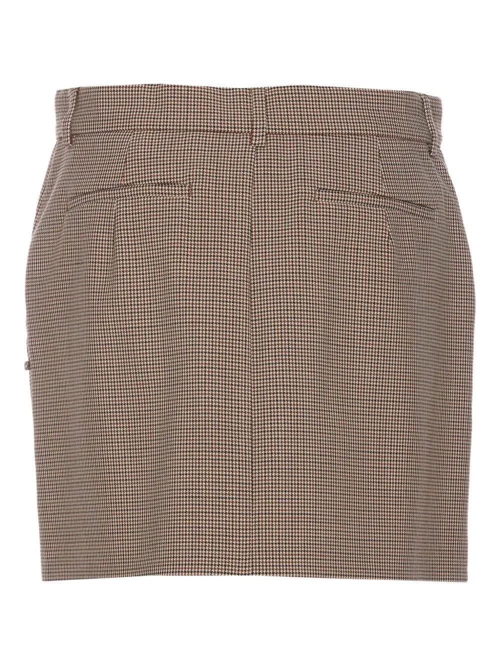 Checked Mini Skirt