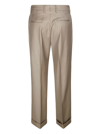 Straight-Leg Trousers