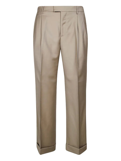 Straight-Leg Trousers