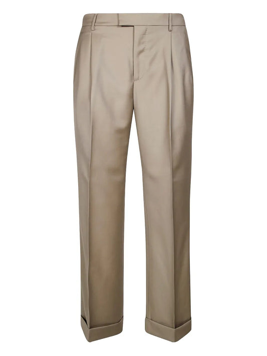 Straight-Leg Trousers