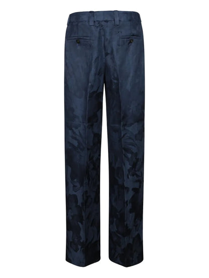 Floral-Print Trousers