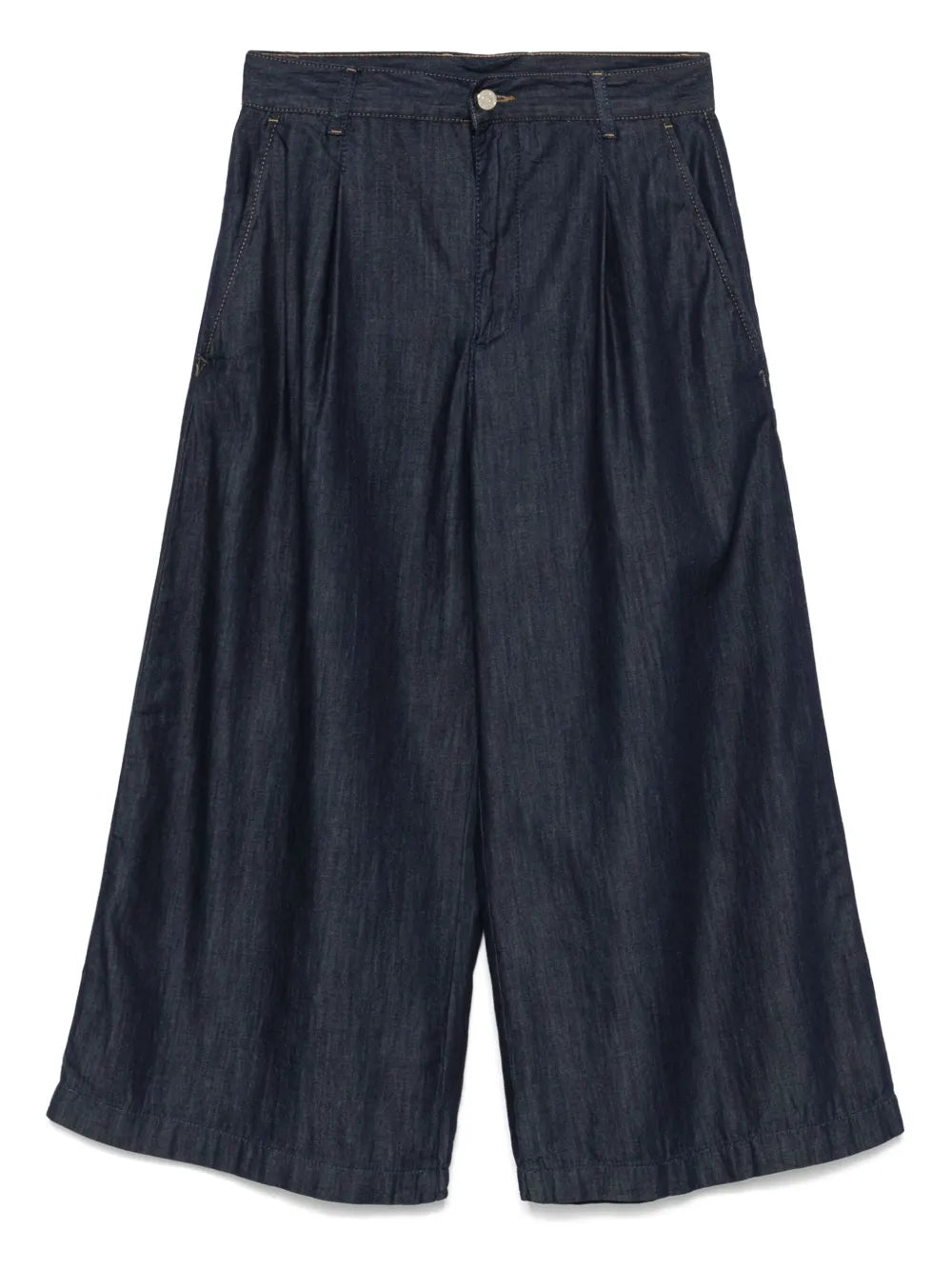 Pleat-Detail Jeans