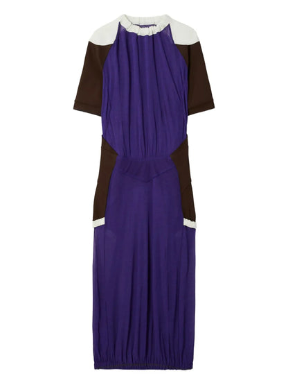 Colour-Block Midi Dress