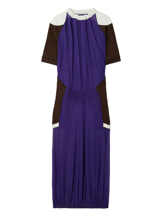 Colour-Block Midi Dress