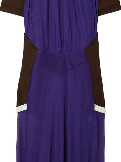 Colour-Block Midi Dress