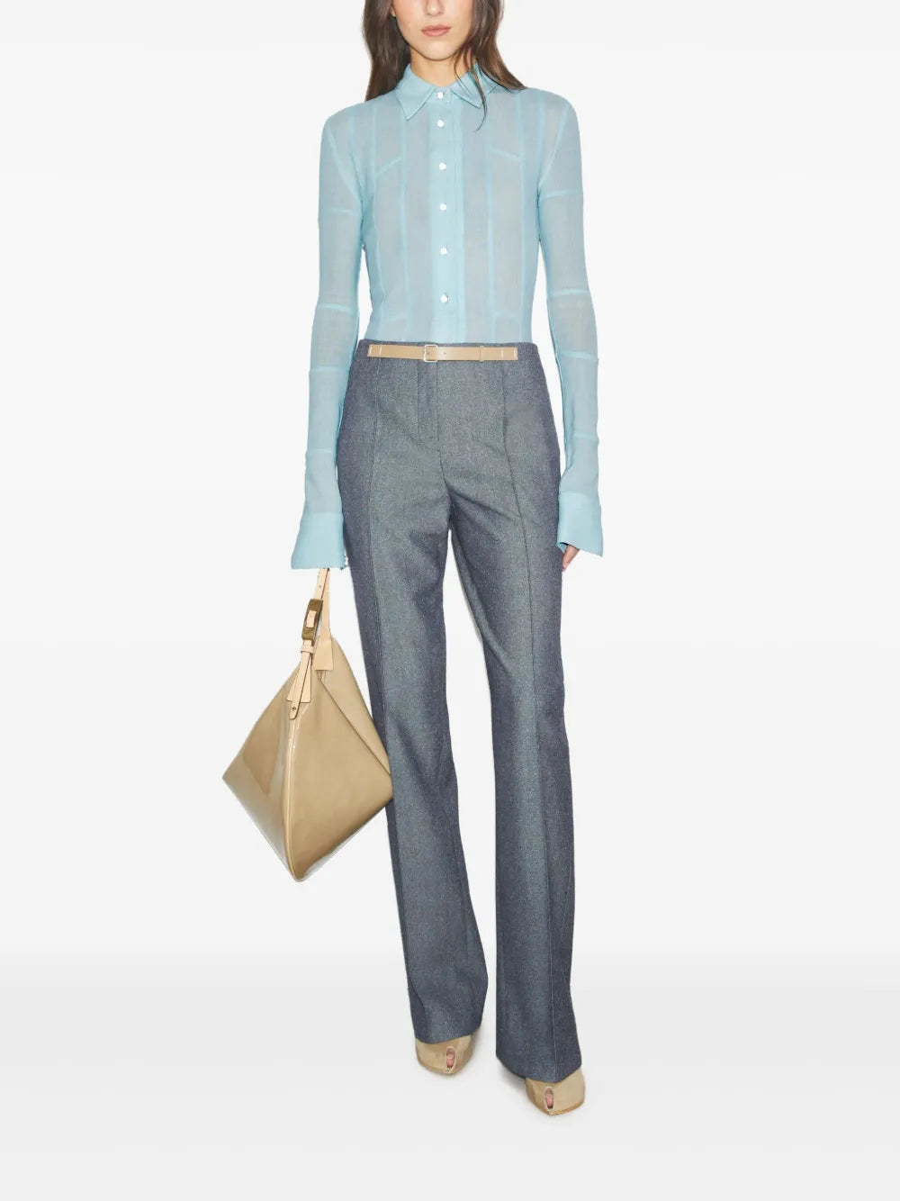 Tailored High-Waisted Trousers