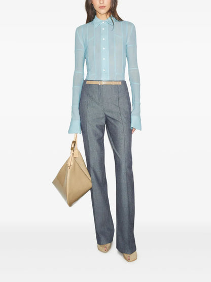 Tailored High-Waisted Trousers