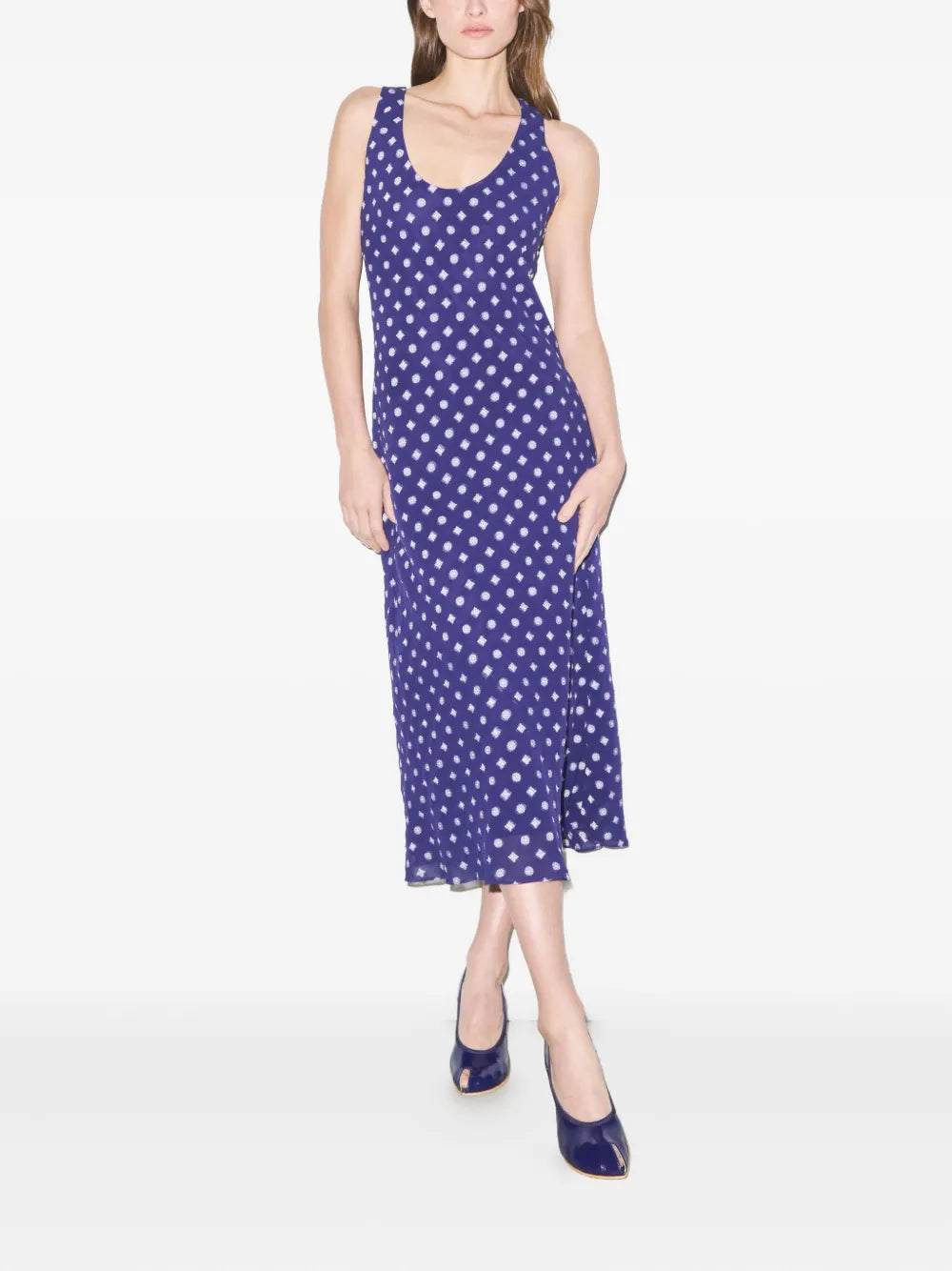 Polka Dot Sleeveless Dress