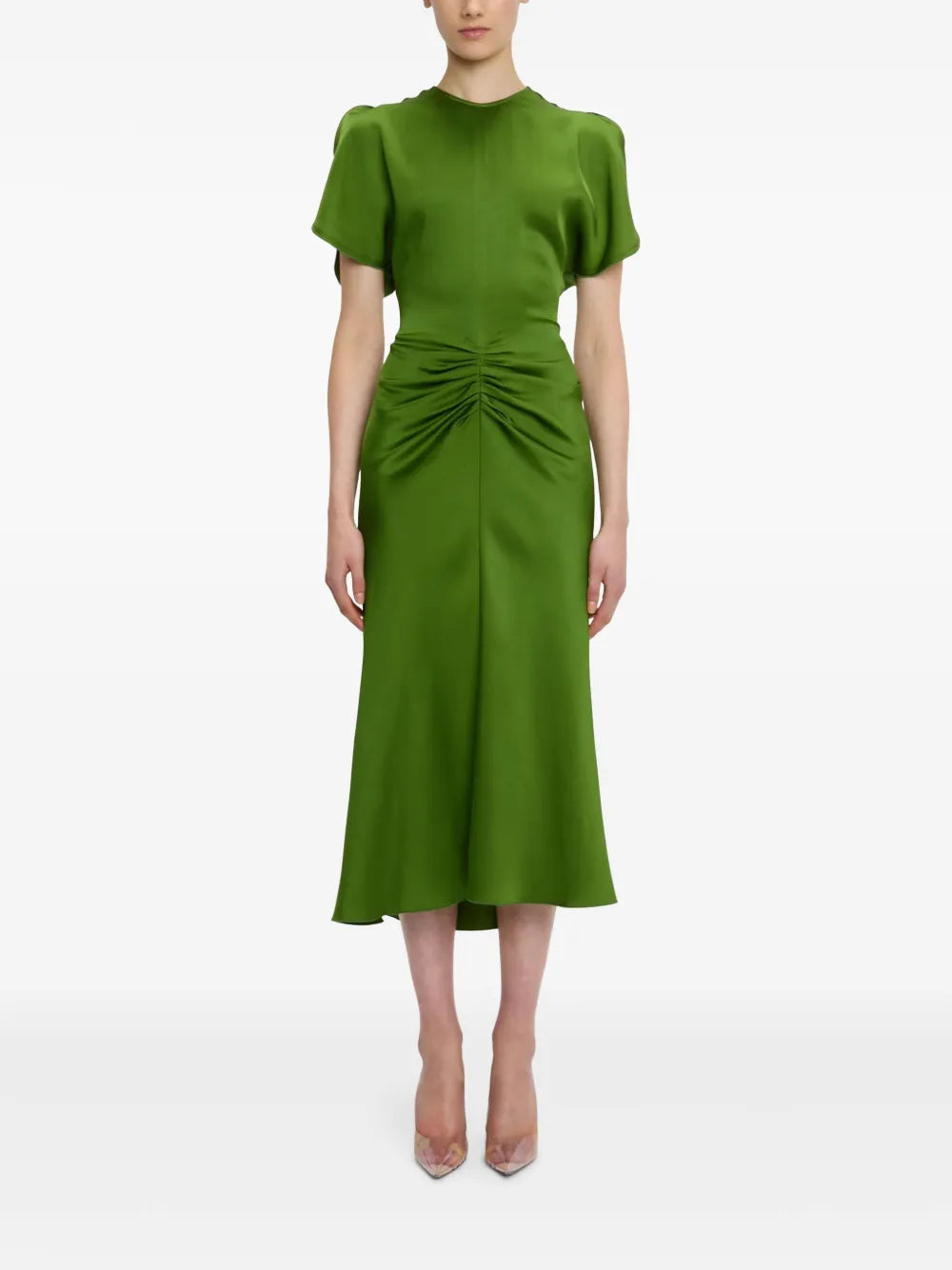 Gathered-Waist Dress