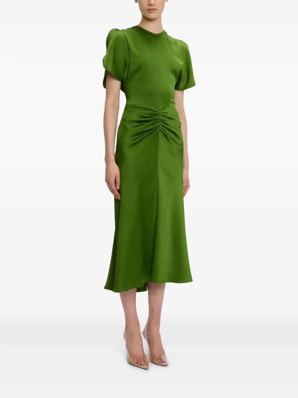 Gathered-Waist Dress