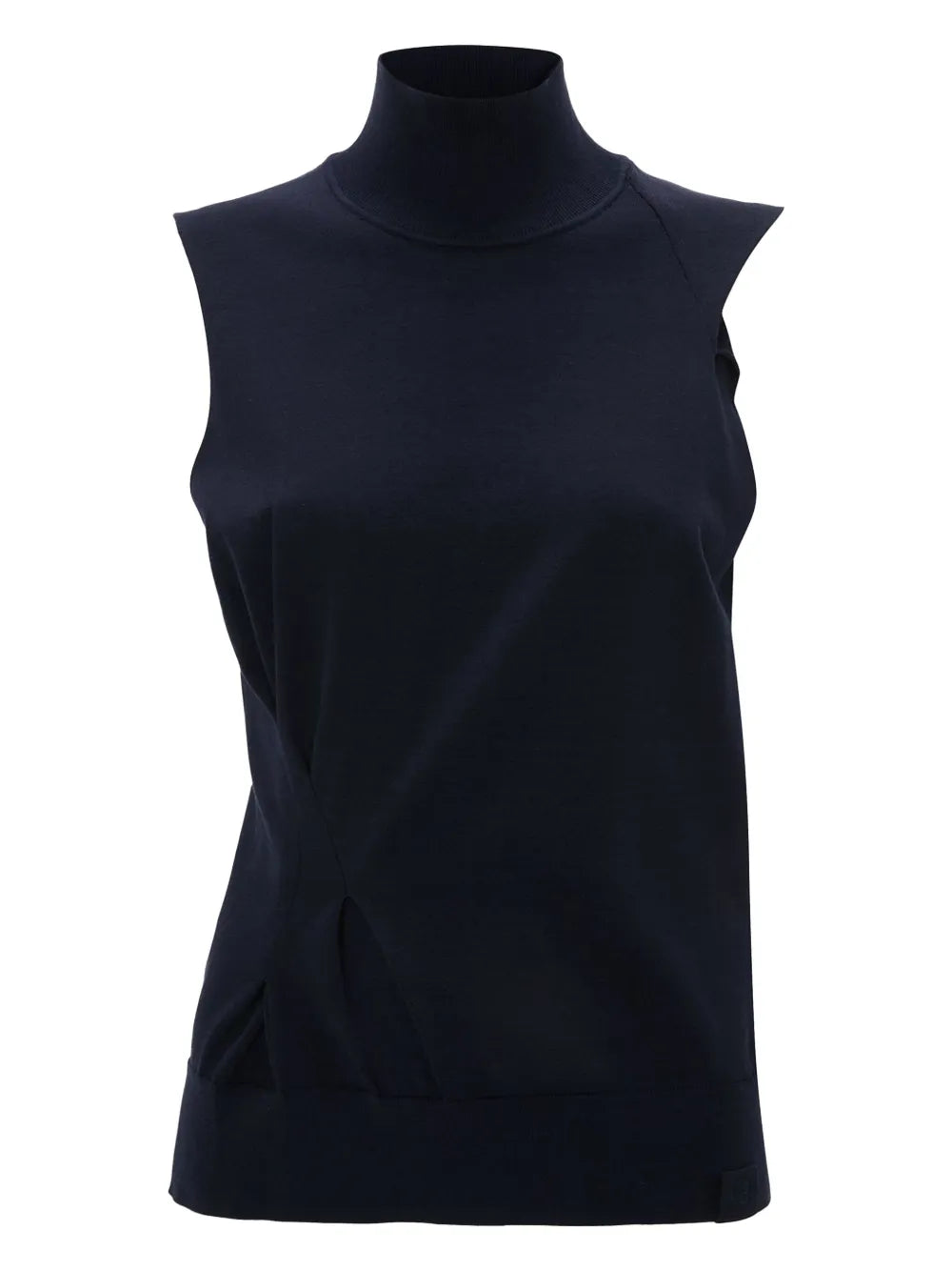 High-Neck Sleeveless Top
