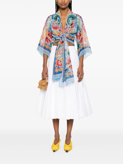 Paisley-Print Jacket