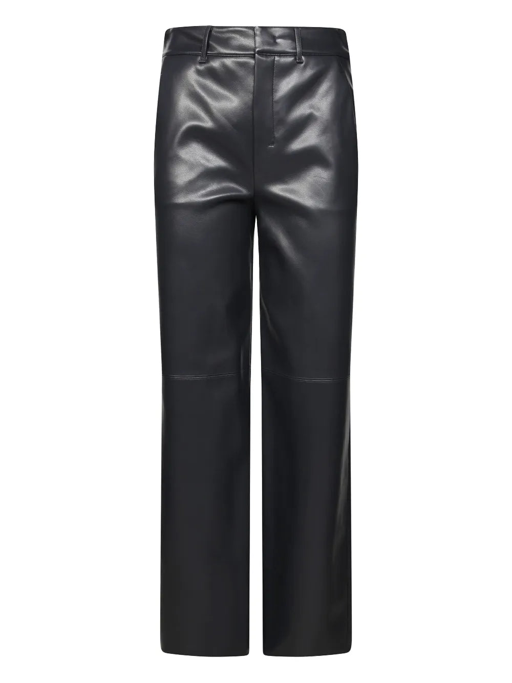 Faux-Leather Trousers
