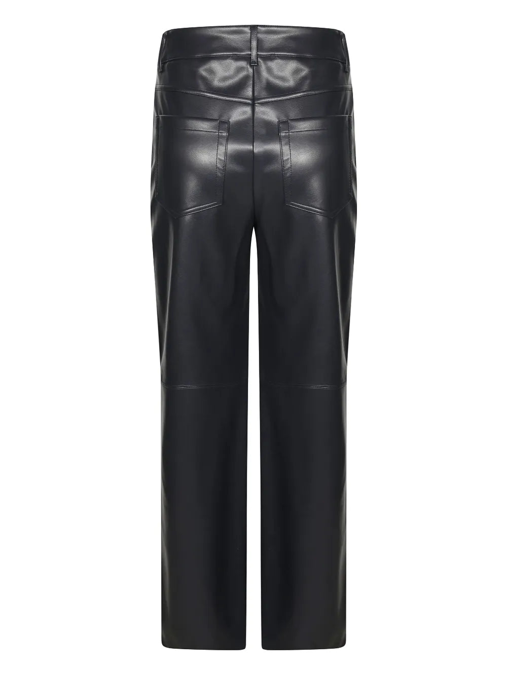 Faux-Leather Trousers