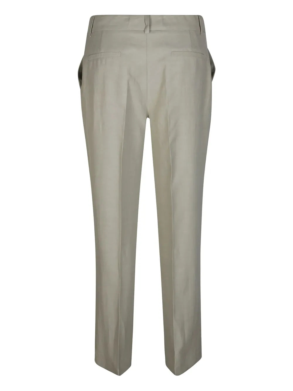 Pleated Straight Trousers