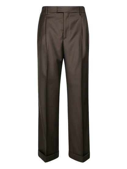 Straight-Leg Trousers
