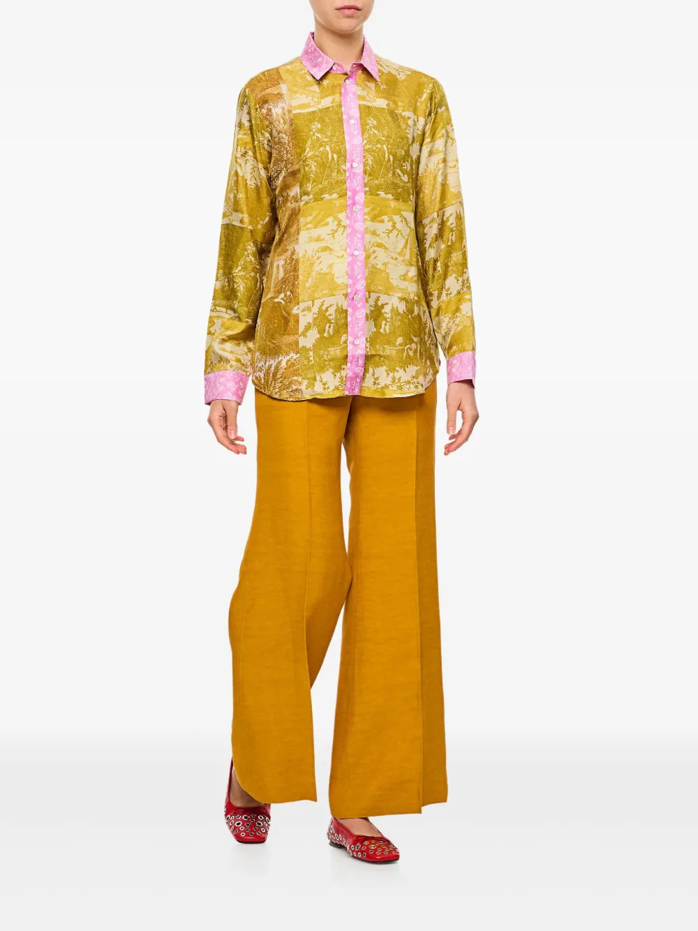 Straight-Leg Trousers