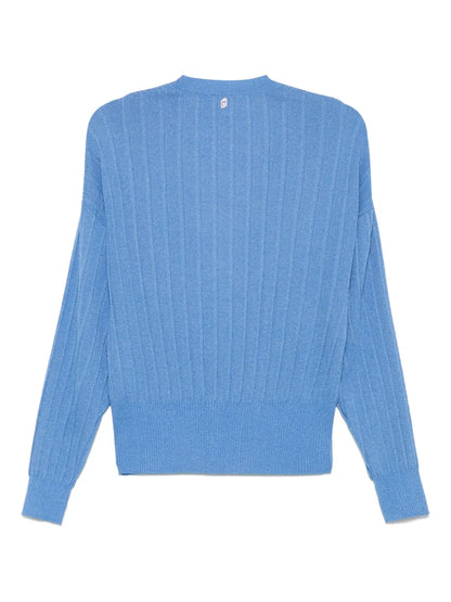 Wide-Ribbed Cardigan