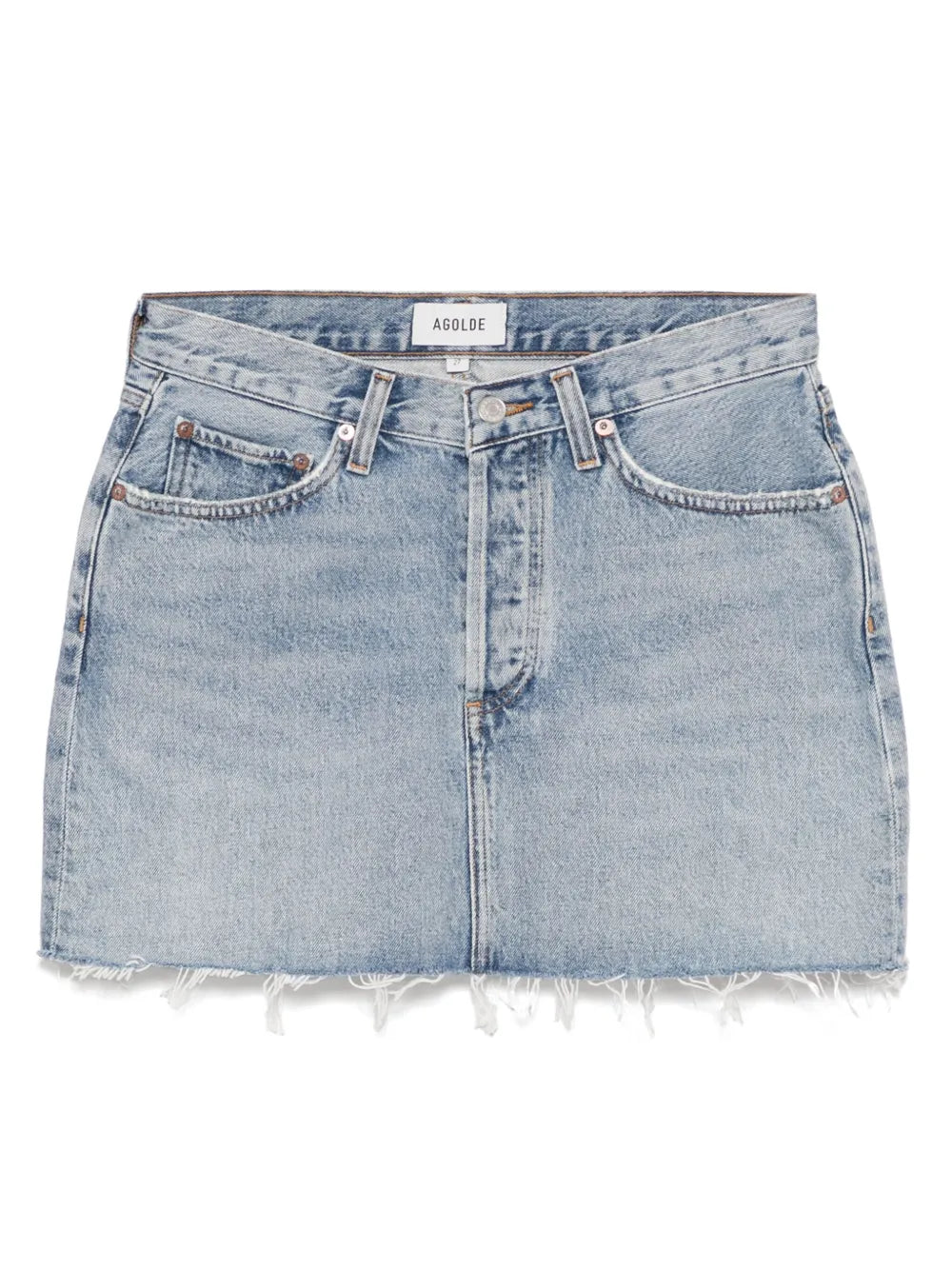 V-Waist Mini Skirt