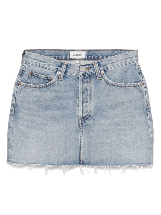 V-Waist Mini Skirt