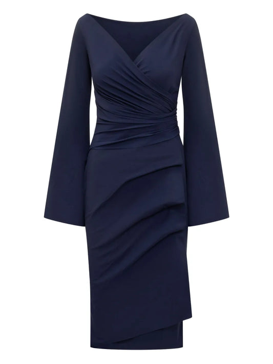 Draped Midi Dress