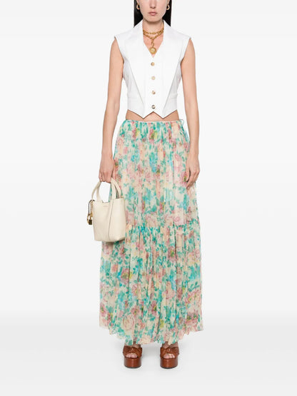 Printed Maxi Skirt