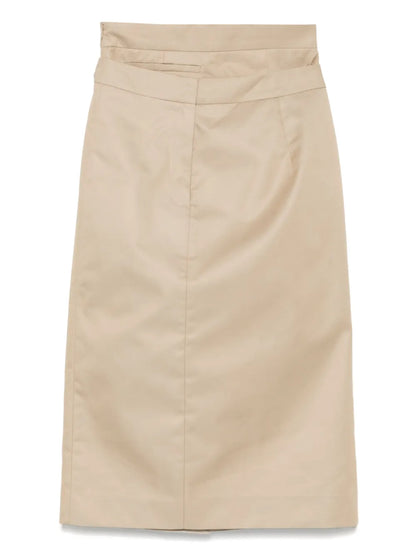 Twill Midi Dress