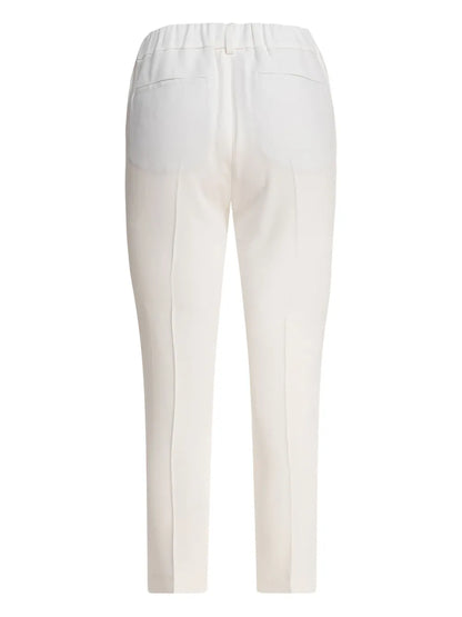 Elasticated-Waist Trousers