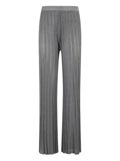 Pleated Wide-Leg Trousers
