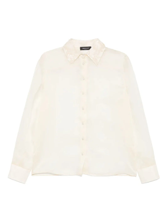 Sequin-Detailing Shirt