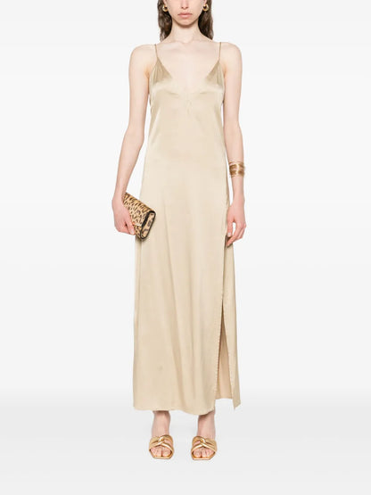 Satin Slip Maxi Dress