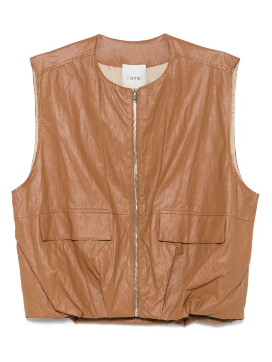 Crinckled Gilet