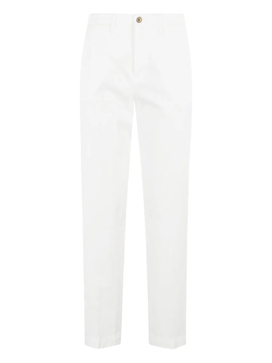 Stretch Straight-Leg Pants