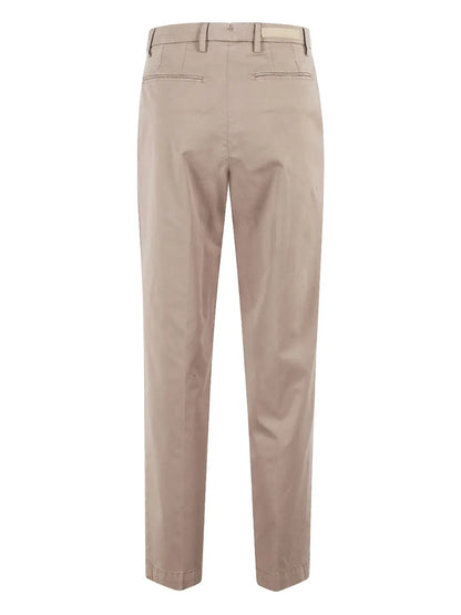 Stretch Straight-Leg Pants