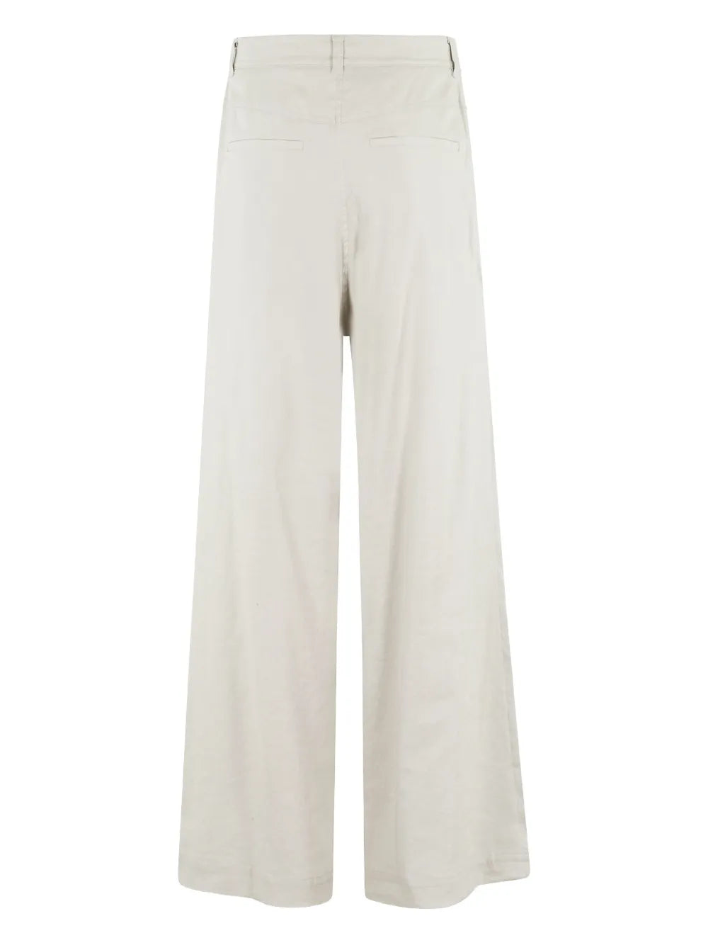 Cotton-Linen Blend Trousers