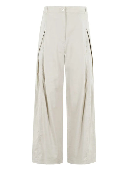 Cotton-Linen Blend Trousers