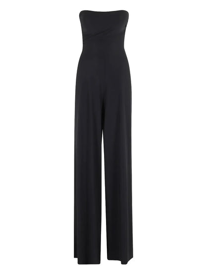 Strapless Wide-Leg Jumpsuit