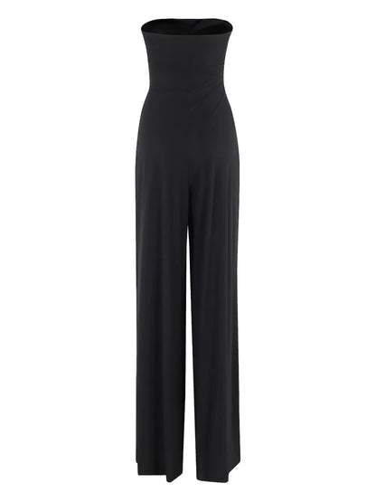 Strapless Wide-Leg Jumpsuit