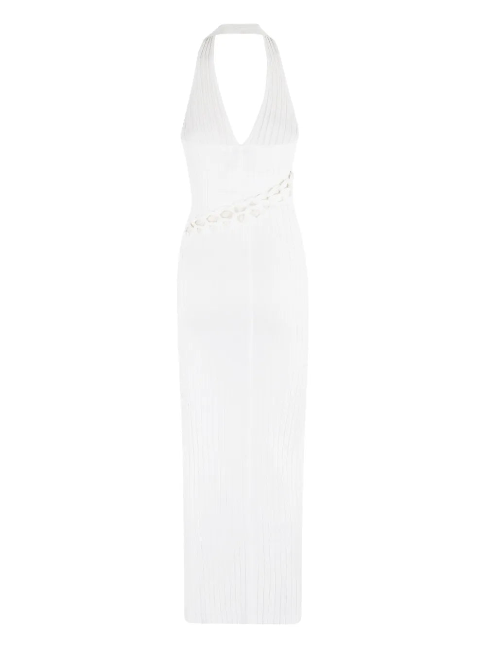 Ribbed Halterneck Dress