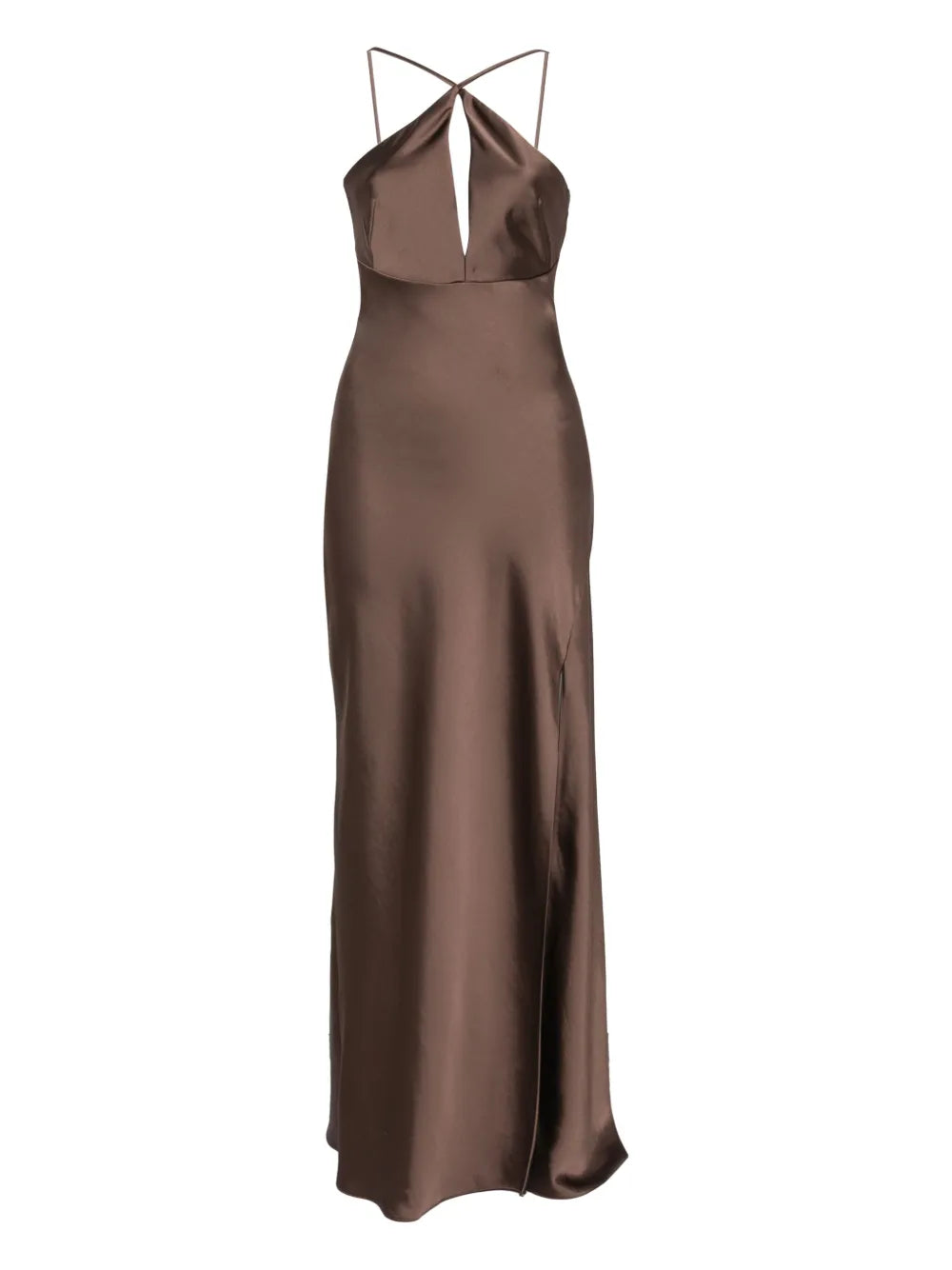 Satin Maxi Dress