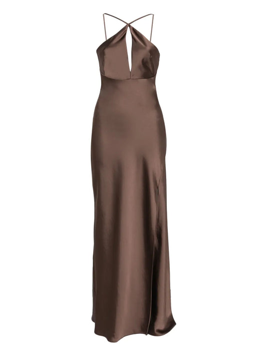 Satin Maxi Dress