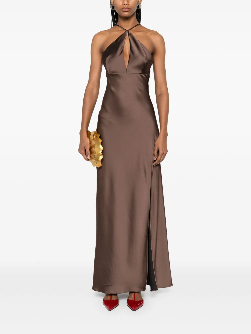Satin Maxi Dress