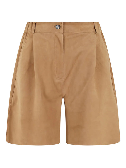 Suede Shorts