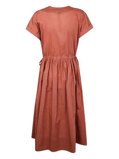Tie-Detail Wrap Dress