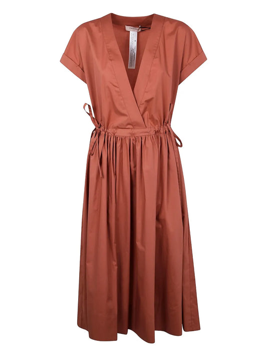 Tie-Detail Wrap Dress