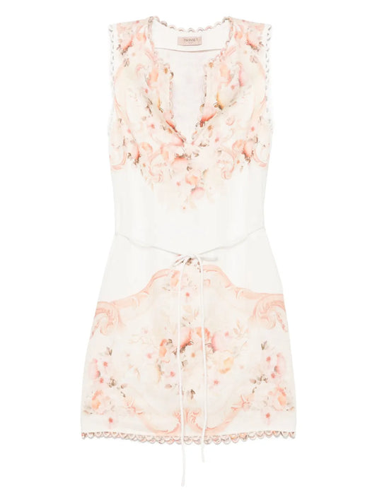 Floral-Printed Mini Dress