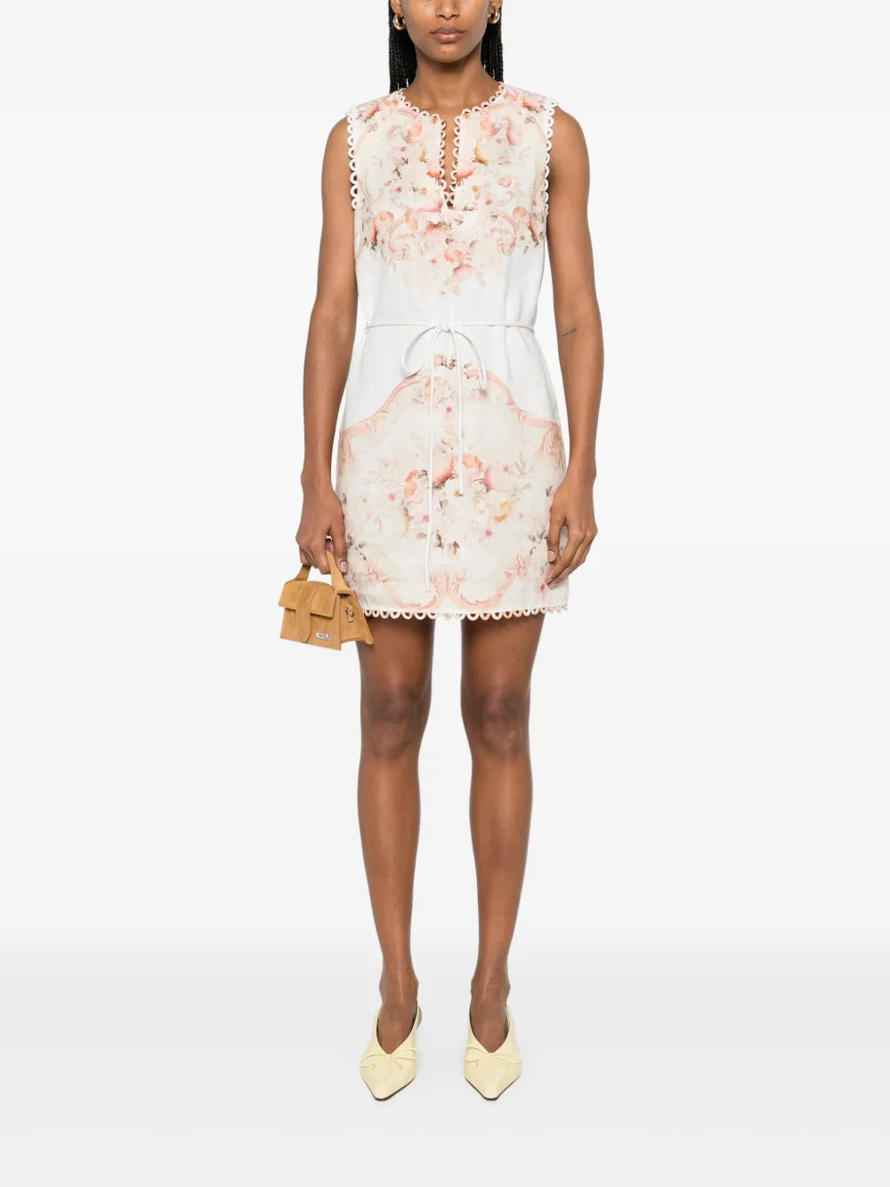 Floral-Printed Mini Dress