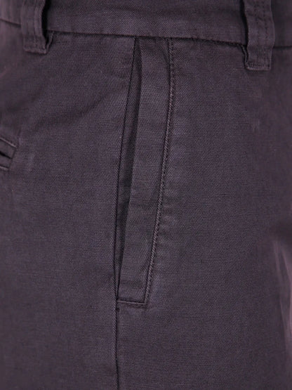 Cotton Straight-Leg Trousers