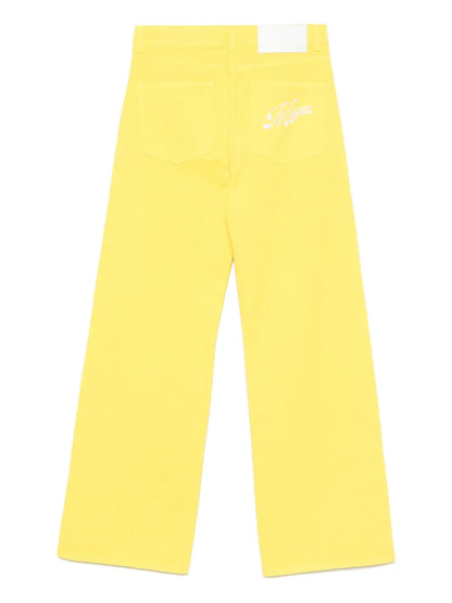 Logo-Embroidered Jeans